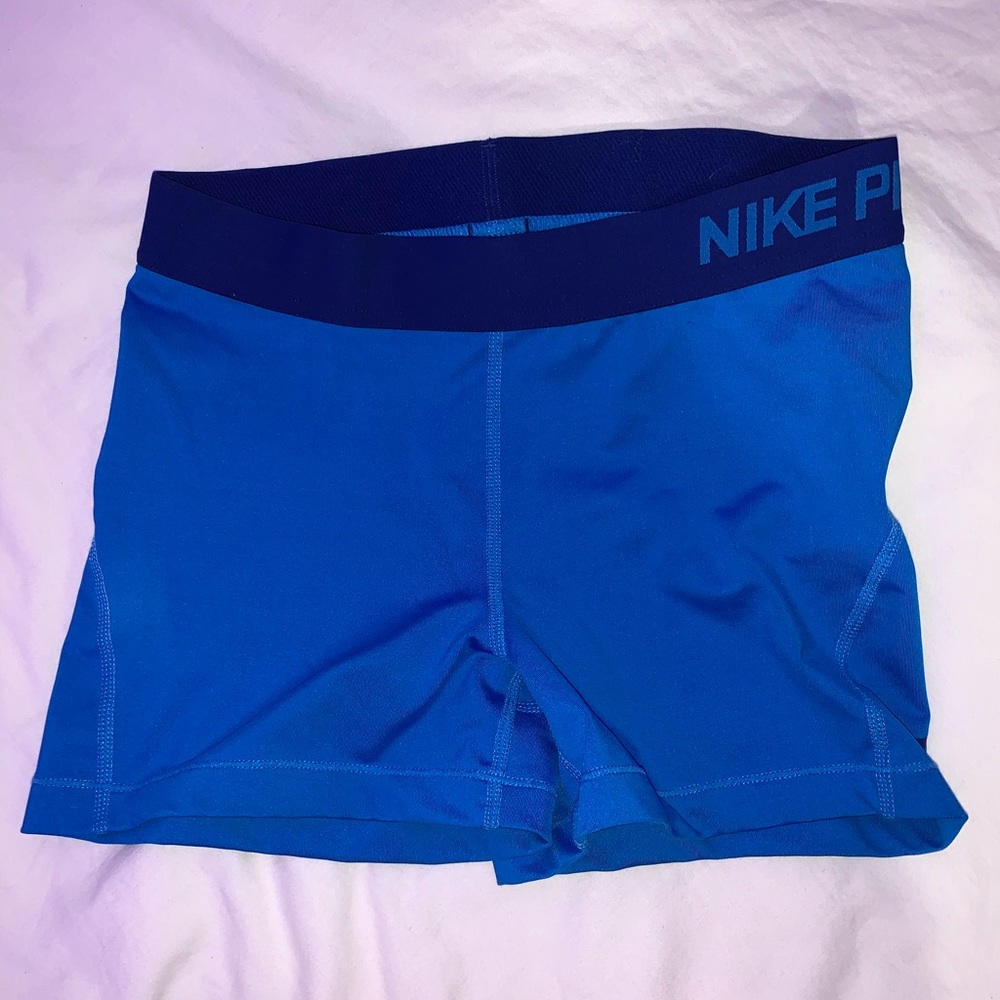 blue nike pros